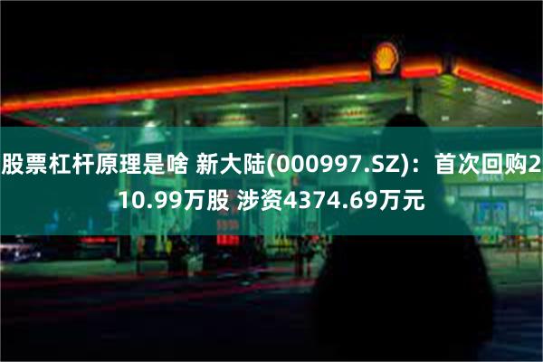 股票杠杆原理是啥 新大陆(000997.SZ)：首次回购210.99万股 涉资4374.69万元