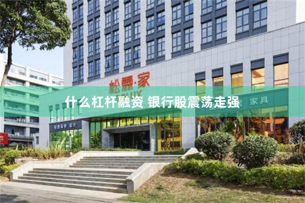 什么杠杆融资 银行股震荡走强