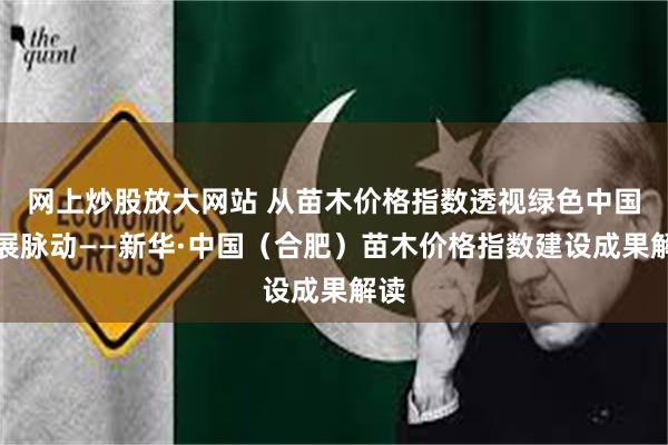 网上炒股放大网站 从苗木价格指数透视绿色中国发展脉动——新华·中国(合肥)苗木价格指数建设成果解读