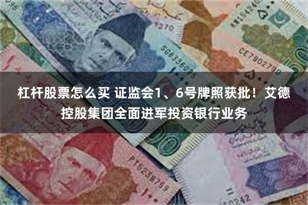 杠杆股票怎么买 证监会1、6号牌照获批！艾德控股集团全面进军投资银行业务