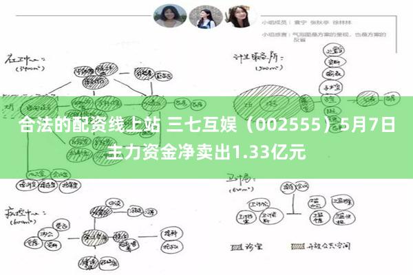 合法的配资线上站 三七互娱（002555）5月7日主力资金净卖出1.33亿元