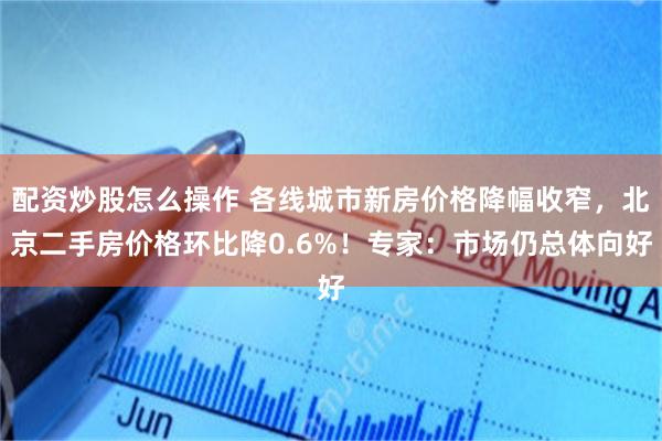 配资炒股怎么操作 各线城市新房价格降幅收窄，北京二手房价格环比降0.6%！专家：市场仍总体向好