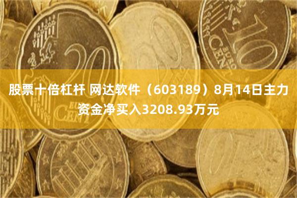 股票十倍杠杆 网达软件（603189）8月14日主力资金净买入3208.93万元
