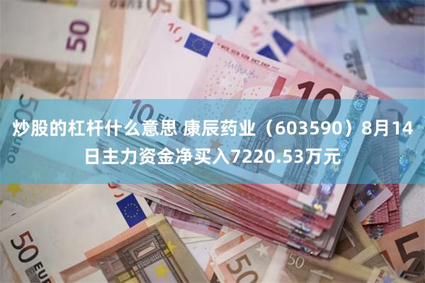 炒股的杠杆什么意思 康辰药业（603590）8月14日主力资金净买入7220.53万元