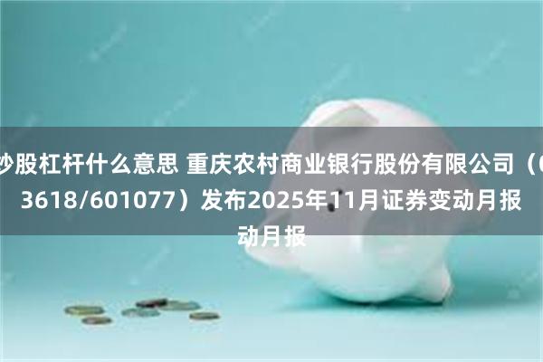 炒股杠杆什么意思 重庆农村商业银行股份有限公司（03618/601077）发布2025年11月证券变动月报