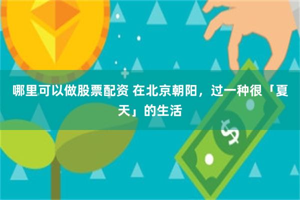 哪里可以做股票配资 在北京朝阳，过一种很「夏天」的生活