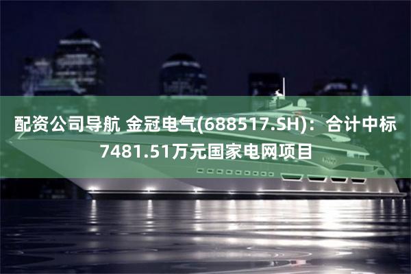 配资公司导航 金冠电气(688517.SH)：合计中标7481.51万元国家电网项目