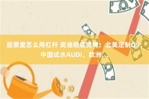 股票里怎么用杠杆 奥迪彻底摊牌：北美定制Q9，中国试水AUDI，欧洲…