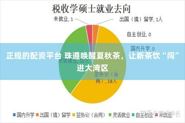 正规的配资平台 珠遵唤醒夏秋茶，让新茶饮“闯”进大湾区